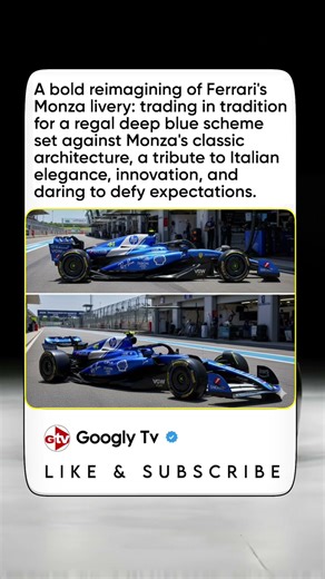2025 Scuderia Ferrari Blue Monza Edition #ferrari