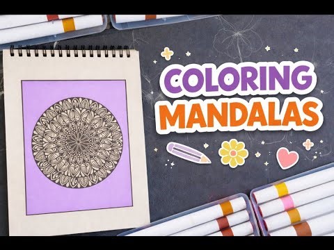 Violet mandala art | Simple mandala Drawing Tutorial for Beginners