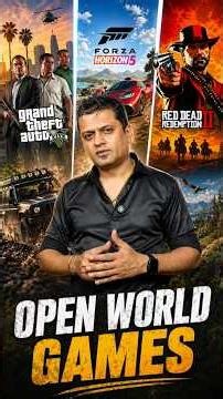 Top 5 Open World Games #consolegames #openworldgame