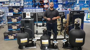 Jacuzzi 16" Above Ground Sand Filter with 1.5 HP 2-Speed Pump | Leslie's Pool Supplies