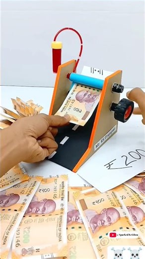 money printing toy machine | note chhapne ki toy machine banaen ‪@RadhakrishnaTechnically‬ #shorts