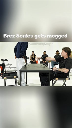 Did Brez Scales just get MOGGED?? Brez vs 10 9-5 workers. #CapCut #brezscales #fyp #brez #mogged