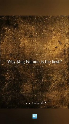 Why King #paimon is the best? #demon #demonology #occult # #magick #seajah01 ⚚