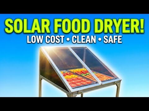 Build a LOW-COST Solar Food Dryer! (DIY for Farmers & Homesteaders)