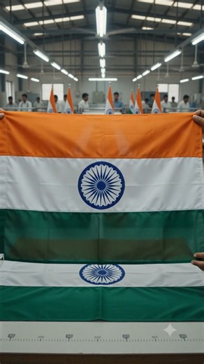🇮🇳 Have you ever wondered how the Indian Tricolor is made? #shorts #15august #indianflag #indiain