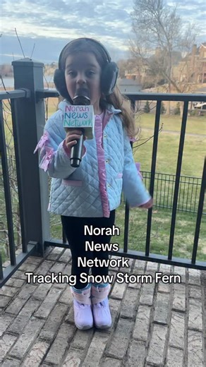 Norah News Network is ready to track Snow Storm Fern!! Be sure to follow along for all the shenanigans! | Cheyenne Dakota Ramsey