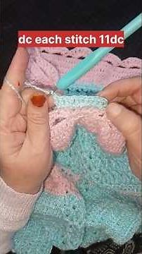 Crochet frock boarder🧶#crochet #shortsviral #youtubeshorts #handmade