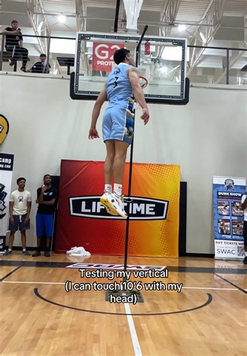 Height check vertical jump test