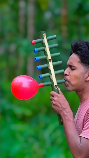 Six Balloon Diy Crafts with Creative Bamboo Idea #art #new