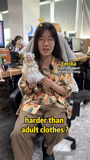These are clothes for dolls, costing over $100, more expensive than yours! You may think sellers make a lot of money, but they don’t! 👉Watch this video; our agent Cecilia will explain the reason and introduce this product to you in detail. #dollclothes #clothes #sewing | Jingsourcing.com