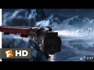 polar express ice scene recreation
