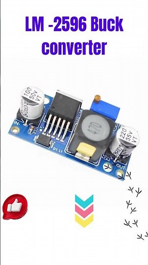 LM 2596 Buck converter #buckconverter #electronic #module #shorts