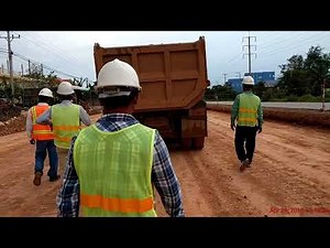 Proof Rolling second layer of subgrade in No.05 CP1