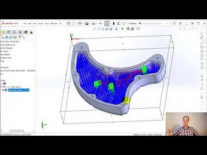 SolidCAM 3D roughing and surfacing