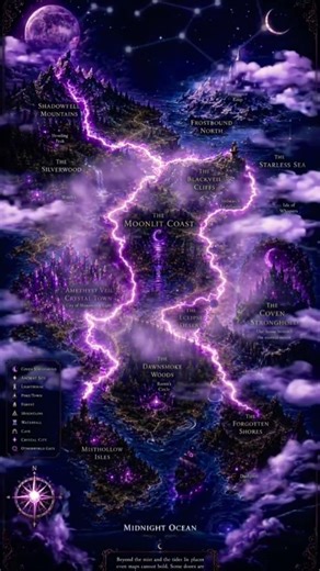 Welcome to the Realm of Midnight Coven 🌙 Where should we travel first?