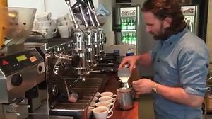 65M views · 17 reactions | how to make coffee art Instagram: @dritanalsela | Barista Dritan Alsela | Facebook