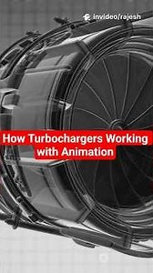 How Turbochargers Working with Animation #learnwithmerm #automobile #engineeringshorts