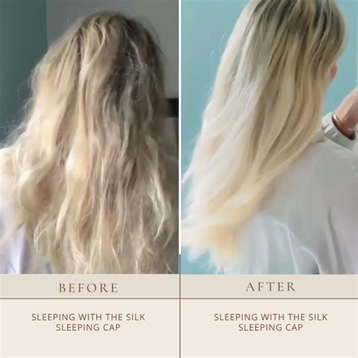 Protect your hair while you sleep with our luxurious pure Mulberry...