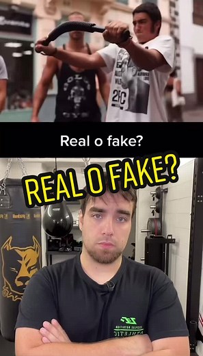 Real o fake? #muscles #strong #fat