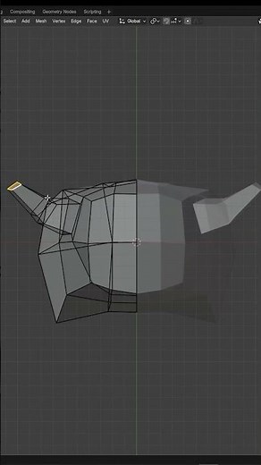 Low Poly Modelling Practice in Blender - Little Ghost