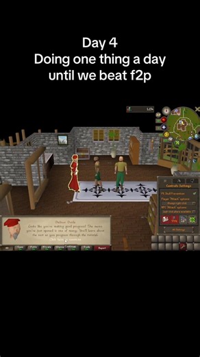 Day 4 - Doing One Thing a Day Until We Beat OSRS F2P #challenge #osrs #rpg #gaming #runescape