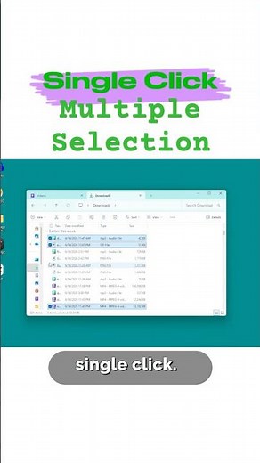 Single Click Multiple Selection⚡ #shorts