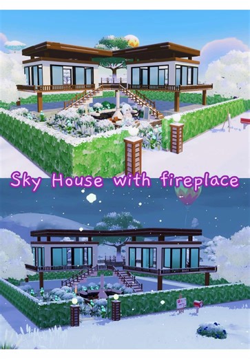 Cozy Sky House Build Tutorial in Heartopia