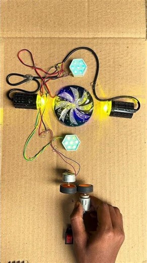 Free Energy With Mini Dc Motor #shorts #science #experiment