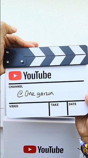 Unboxing Claqueta de YouTube 🎬 | YouTube Clapperboard para creadores de contenido y Youtubers