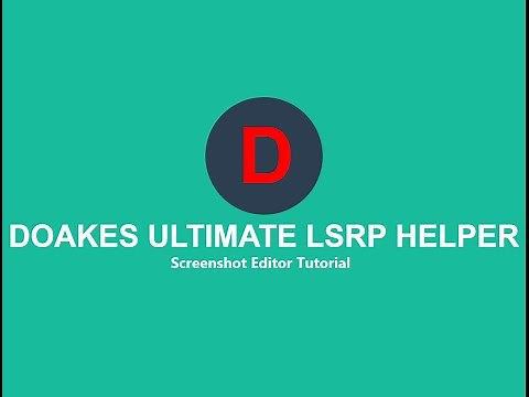 Doakes Ultimate LSRP Helper - Screenshot Editor Guide