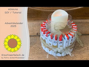 My 1st Advent Calendar for 2025 - #diy #tutorial #adventskalender2025