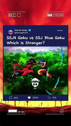 goku blue and goku ssj 4