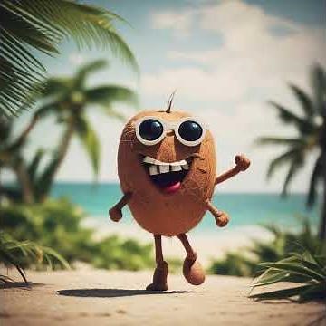 "C-O-C-O-N-U-T! | Coconut Spelling Song for Kids | Fun Tropical Learning