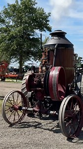 Westinghouse steam engine tractor at the Pontiac, Illinois tractor show #tractor #steamengine #steampower #farmlife #farmer #oldschool | Someplace or Another