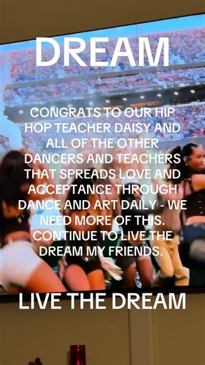 Active is attractive! It’s ok to have the dream but at some point we gotta get out there and “LIVE THE DREAM”. #inclusionmatters #diversity #teamworkmakesthedreamwork #Superbowlhalftimeshow2026 #domoreofwhatyoulove