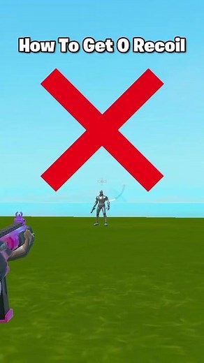 How to get 0 recoil on controller and kbm in fortnite!