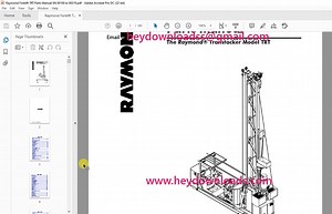 Raymond Forklift The Raymond® Transtacker TRT Parts Manual 1036238