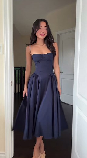 Elegant Midi Sundress for Effortless Style