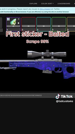 Craft a white dragon from stickers in CS2. TG: @TSDcustomsCraft #cs2 #cs #csgo #cs2stickers #cs2moments #cs2funny #cs2memes #cs2funny #cs2skins #skins #cs2craft #craftstickers #craftcs2 #TSDcustoms