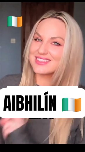 Guess the Pronunciation of this Irish Name- Aibhilín 🇮🇪 #irish #irishlanguage #irishnames