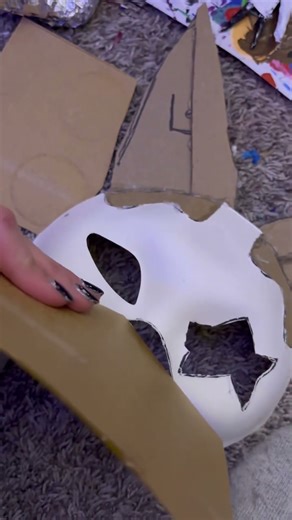 Day 4!! #otherhearted #mask #maskmaking #snout #animalmask #animal #foryou #fyp #cool