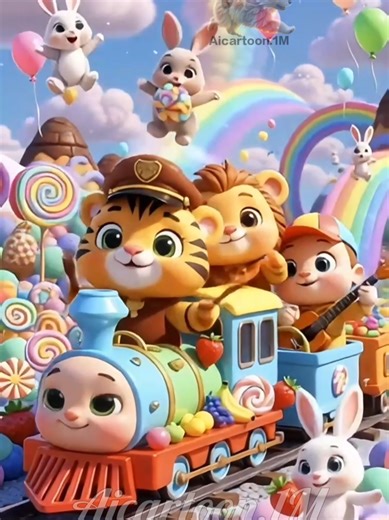 Cute Tiger Cartoon Dance for Kids