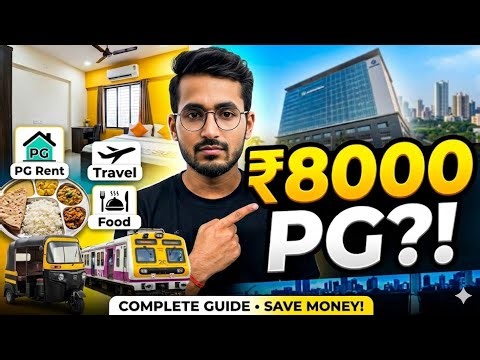 8K PG Rent LTM Mahape Campus..!!😱 , Travel & Food..?