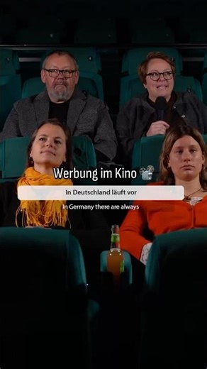 Werbung im Kino 📽️ #kino #easygerman #deutschkurs