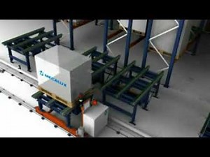 Pallet conveyor handling systems, Shuttle carts - Interlake Mecalux
