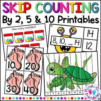 Skip Counting by 2, 5 and 10 Intervention Activities