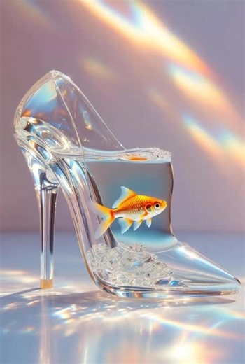 "soft Glass vibes,pure ASMR" A dream trapped in a glass✨🐟...