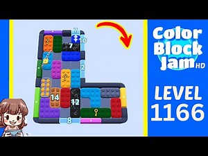 Color Block Jam Level 1166 Solution Walkthrough