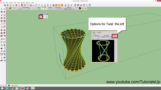 Fredo6——SU插件【Curviloft】曲线放样人脸工具