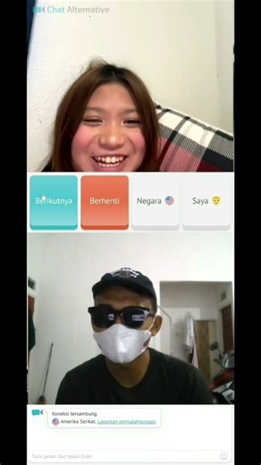 ketemu bule amerika #live #ometv